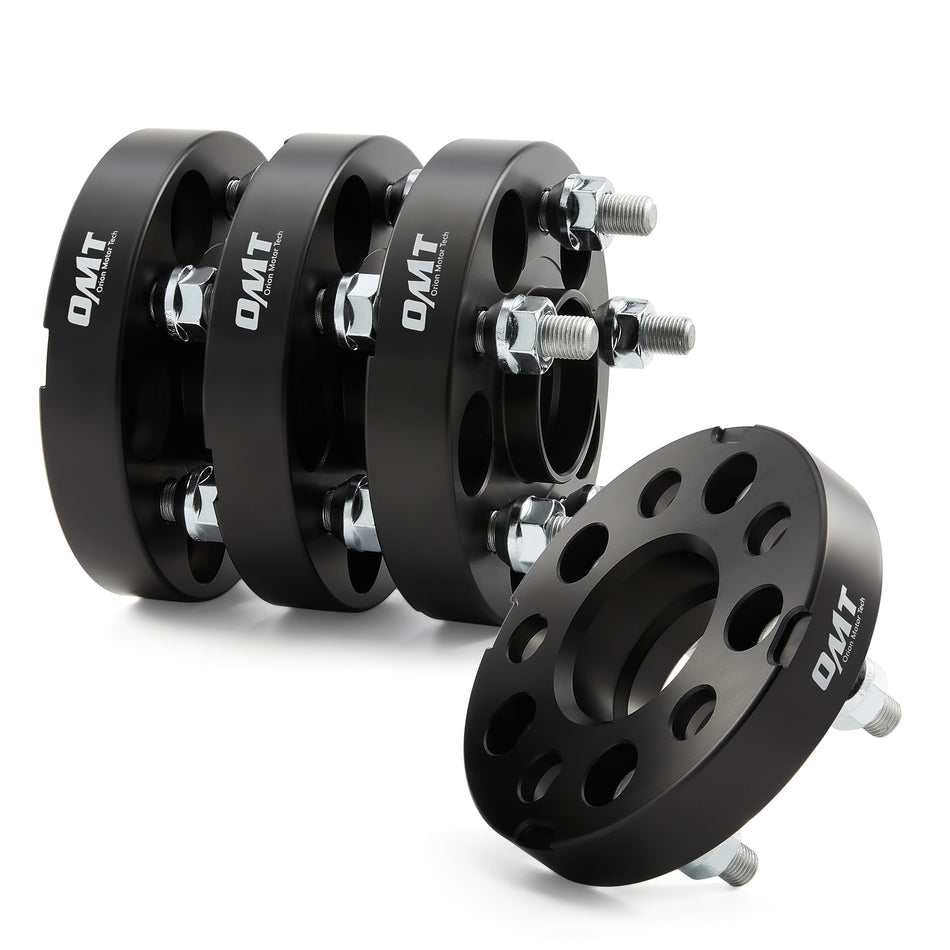 4pcs 5x100 Wheel Spacers, 1 inch Wheel Adapters with Studs Compatible with Subaru Outback Subaru Forester Subaru Impreza Subaru Crosstrek Scion FR-S More, 25mm Spacer Kit