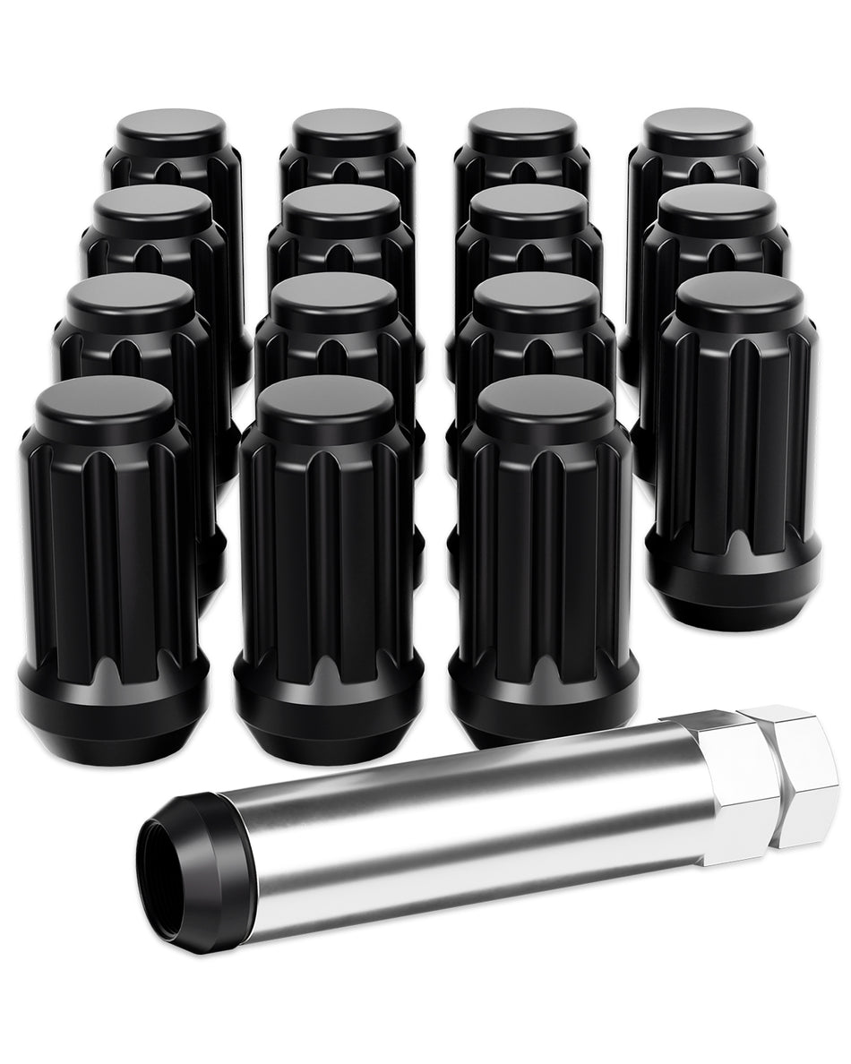 M10x1.25 Lug Nuts, ATV Lug Nuts Compatible with Honda Kawasaki Suzuki Yamaha Can-Am Bombardier Arctic Cat, 10mmx1.25 Wheel Lug Nuts, Set of 16