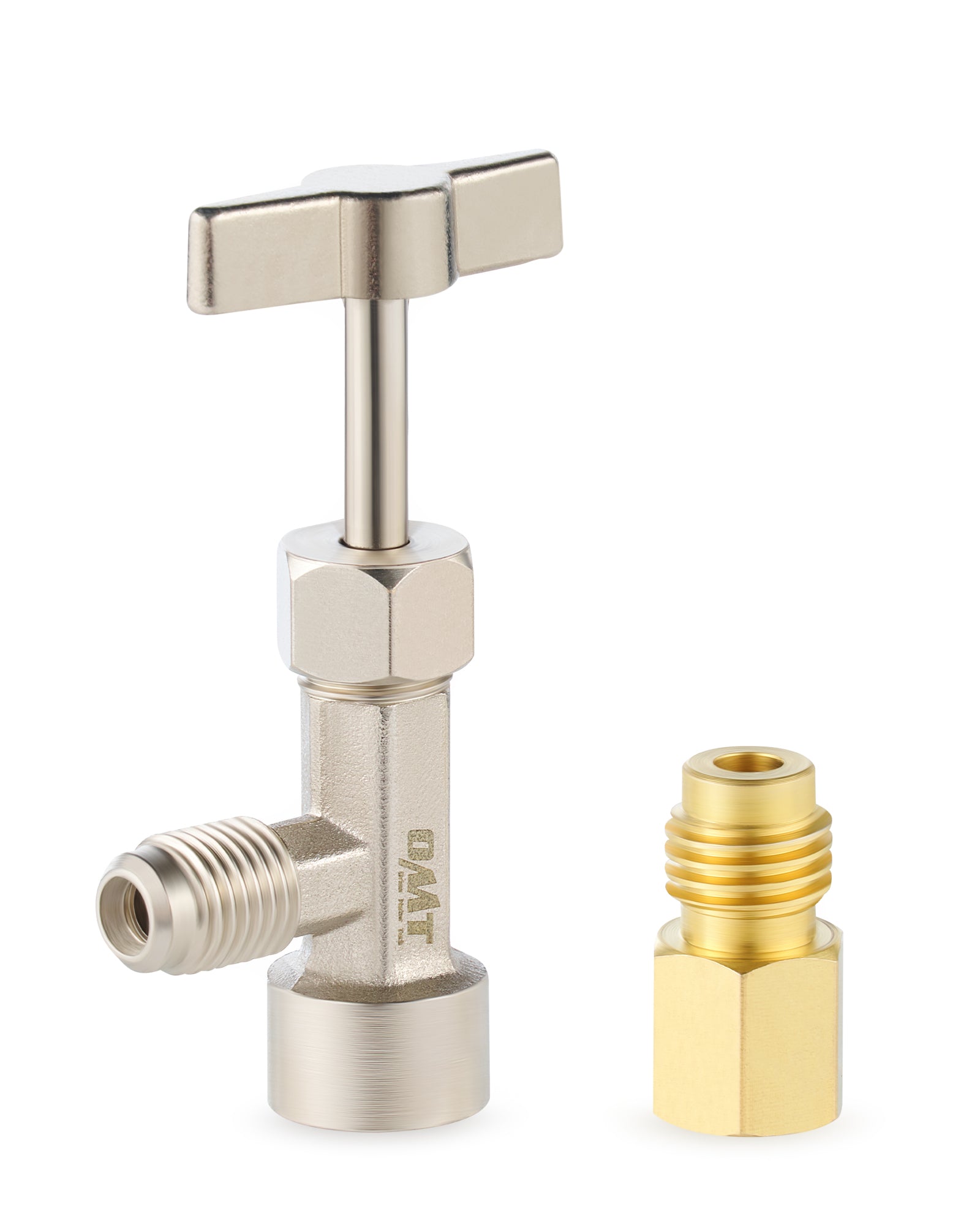 R1234yf Self-Sealing Left Thread Canister Taper Valve Bottle