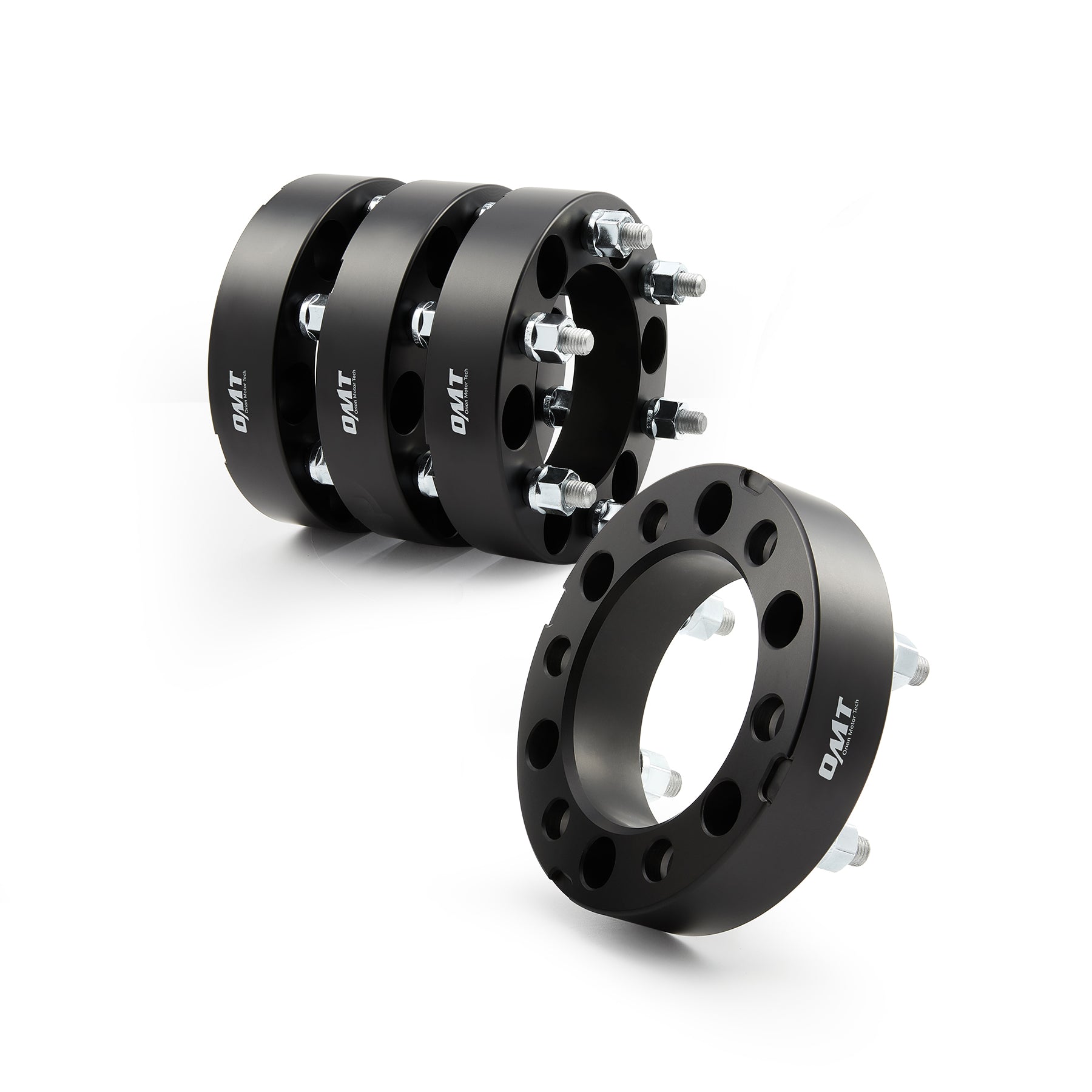 DCVAMOUS 4PC Black 6x5.5 Hubcentric Wheel Spacers 2.5 Inch Compatible DCVAMOUS 4PC Black 6x5.5 Hubcentric Wheel Spacers 2.5 Inch Compatible