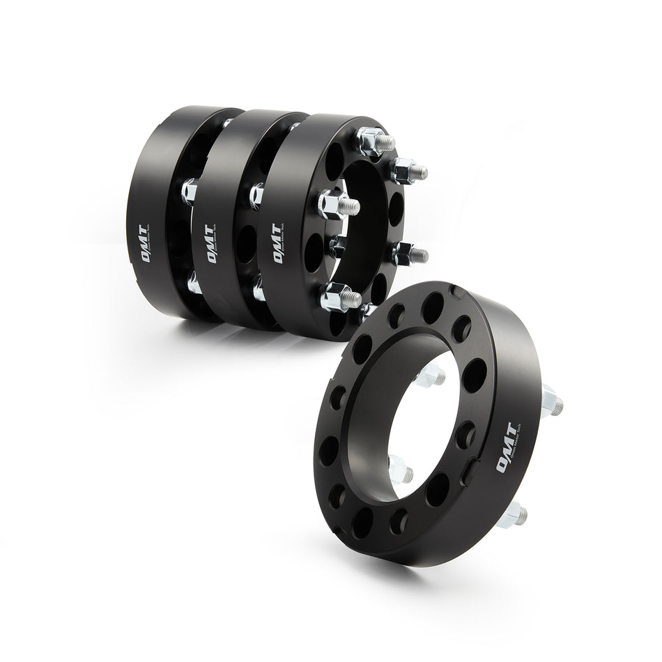 4pcs 6x5.5 Wheel Spacers 1.5-inch Wheel Adapters with Studs for Toyota FJ Cruiser Toyota Tacoma Toyota 4Runner GMC Canyon Isuzu Rodeo
