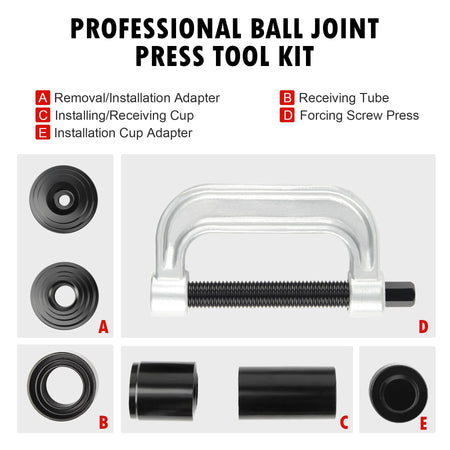 4-in-1 Ball Joint Service Tool Equipment Adapter Kit