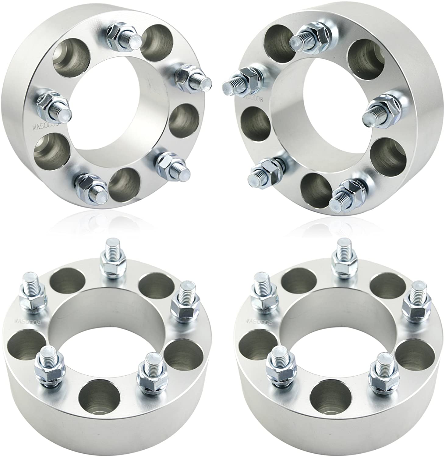 4pcs 4x100 Wheel Spacers, 1 inch Wheel Adapters with M12x1.5 Studs