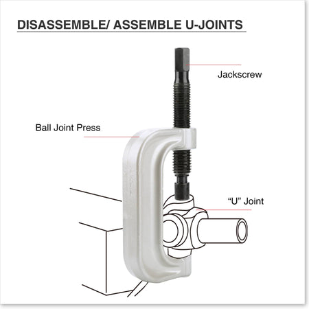how to disassemble and assemble u-joints