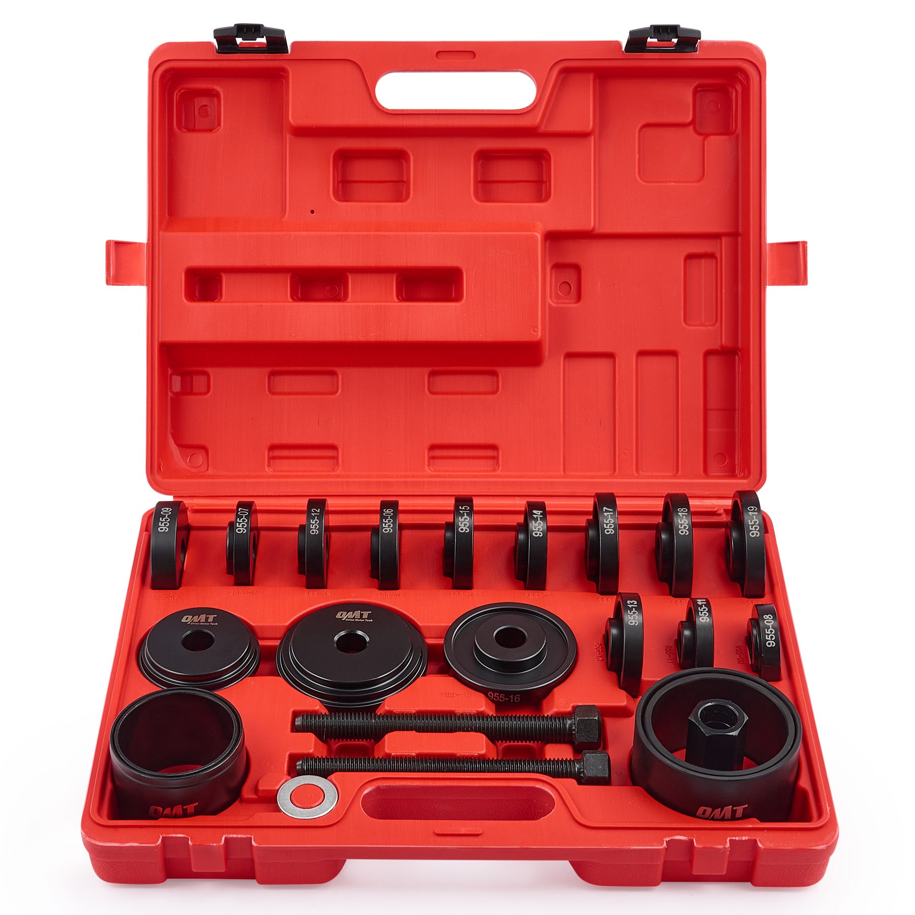 Bearing Puller Tool Set，Red，Bearing Press Kit - Orion Motor Tech