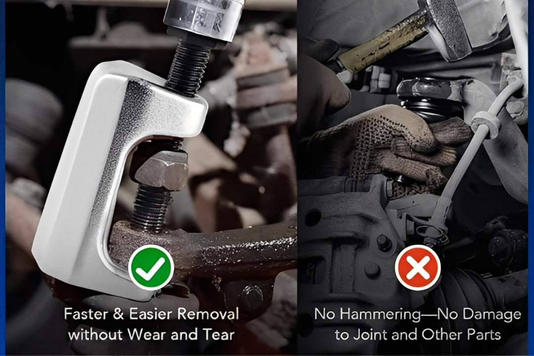how to use a ball joint separator