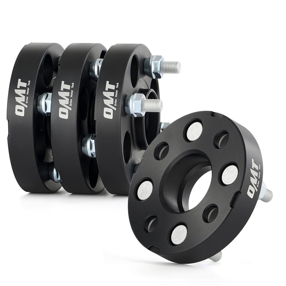 4pcs 4x100 Wheel Spacers, 1 inch Wheel Adapters with M12x1.5 Studs, Compatible with Honda Accord Civic, Mini Cooper, Toyota Corolla Prius