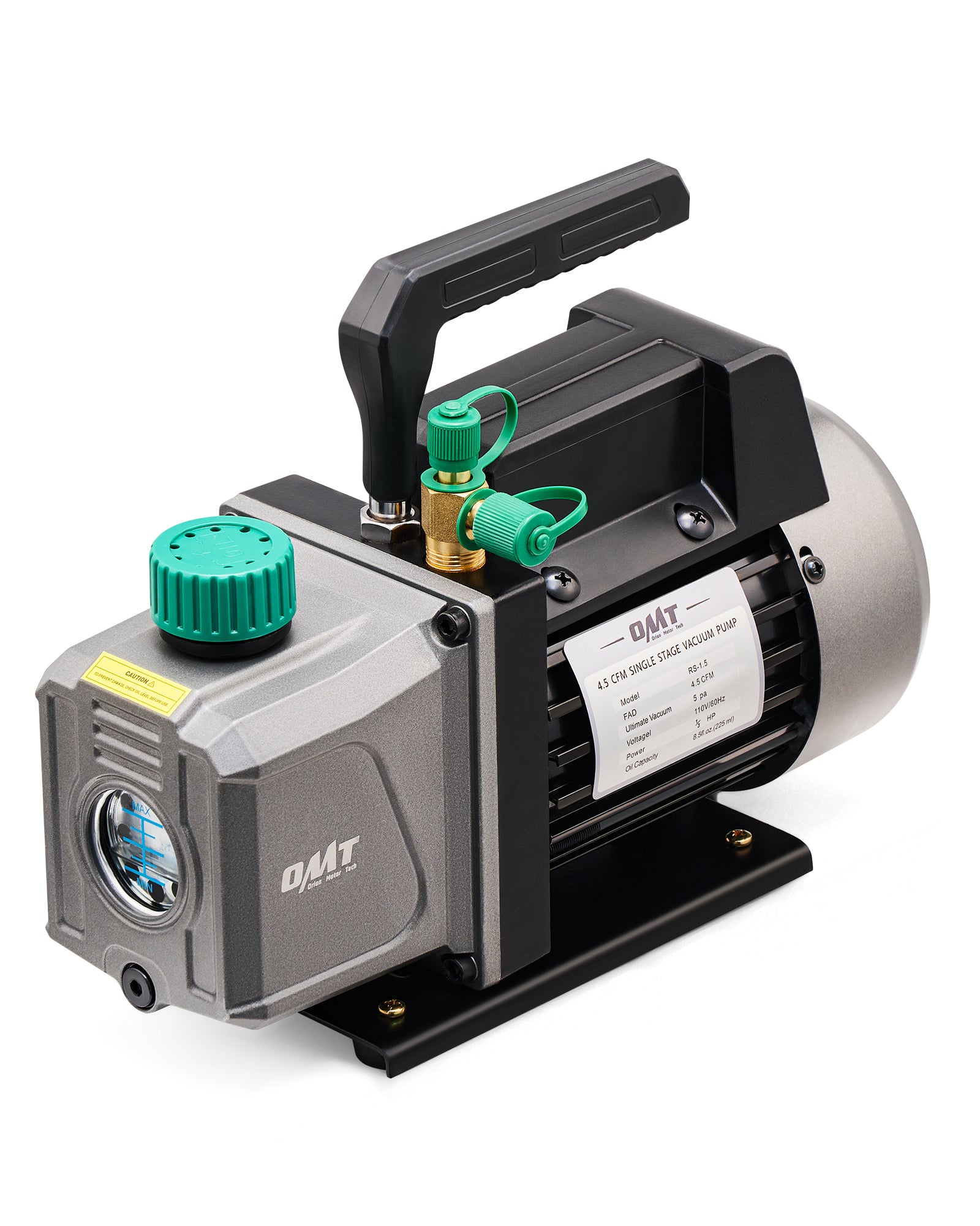 3 CFM 1/4hp Air Vacuum Pump & Manifold Gauge Set Kit – R22 R134a HVAC AC Tool With 3 Year Warranty