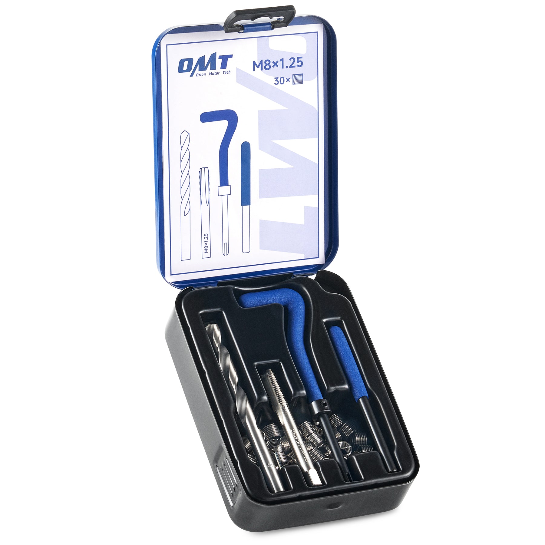 48 Piece Universal Rethreading Kit Thread Restorer Tool Set - OMT ...