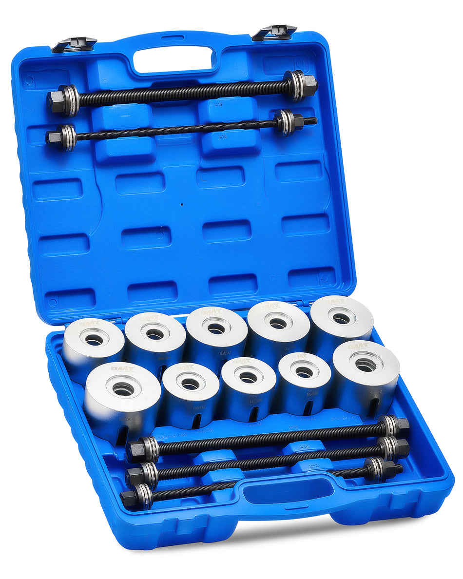 27pc Pull and Press Sleeve Kit Universal Seal Bearing Bushing Removal Installation Tool Kit