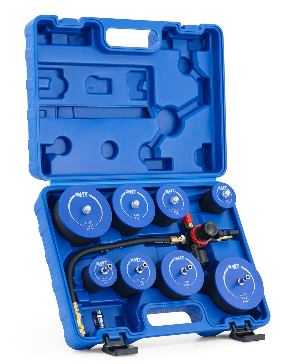 Turbo System Leakage Tester Kit, 10pc Turbo Boost Leak Tester Set