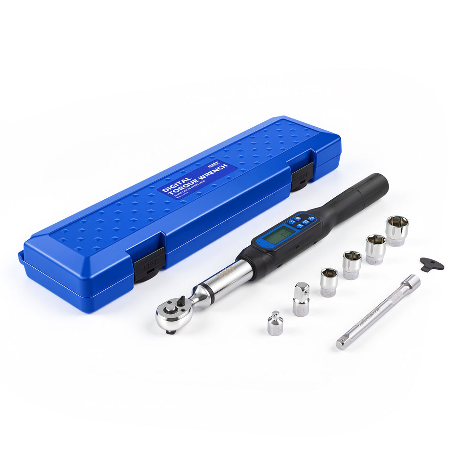 Orion Motor Tech 3/8" Drive Digital Torque Wrench 5-135 N.m(3.7-99.6 ft-lb)