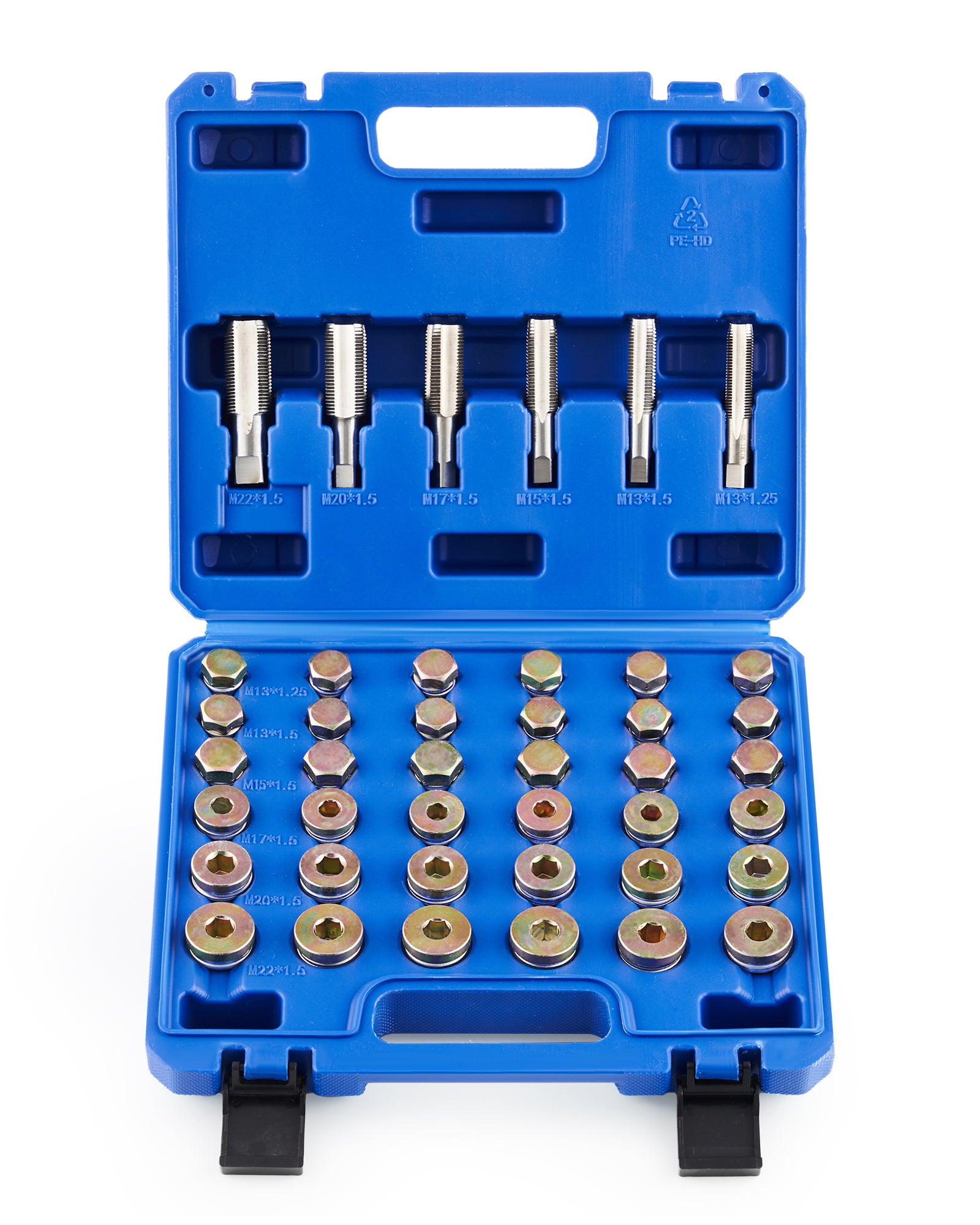 48 Piece Universal Rethreading Kit Thread Restorer Tool Set - OMT ...