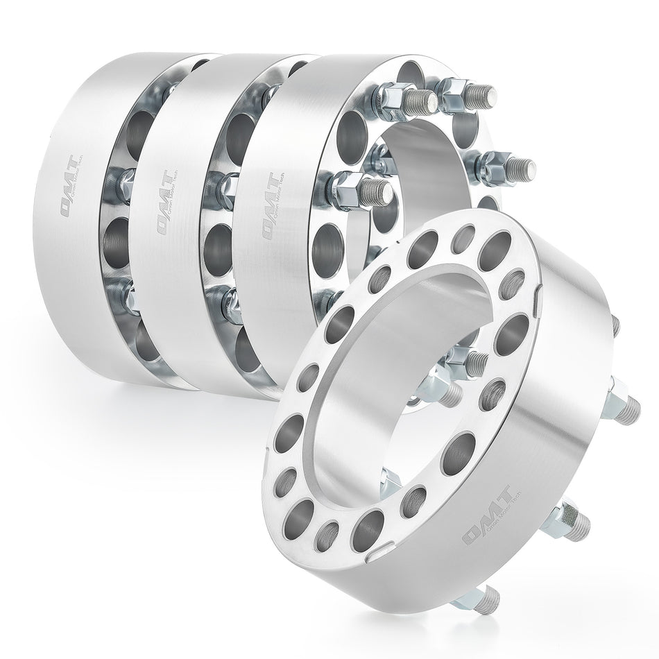 8x6.5 Wheel Spacers, 2 Inch Wheel Adapters with Studs