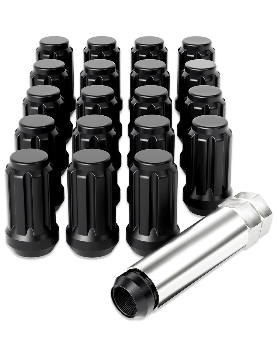 M12x1.5 Lug Nuts,12x1.5mm Wheel Lug Nuts Compatible with Toyota Camry Corolla Highlander RAV4 Tacoma, Honda Accord CR-V Civic Fit, Ford Escape Focus Fusion and More, Set of 20