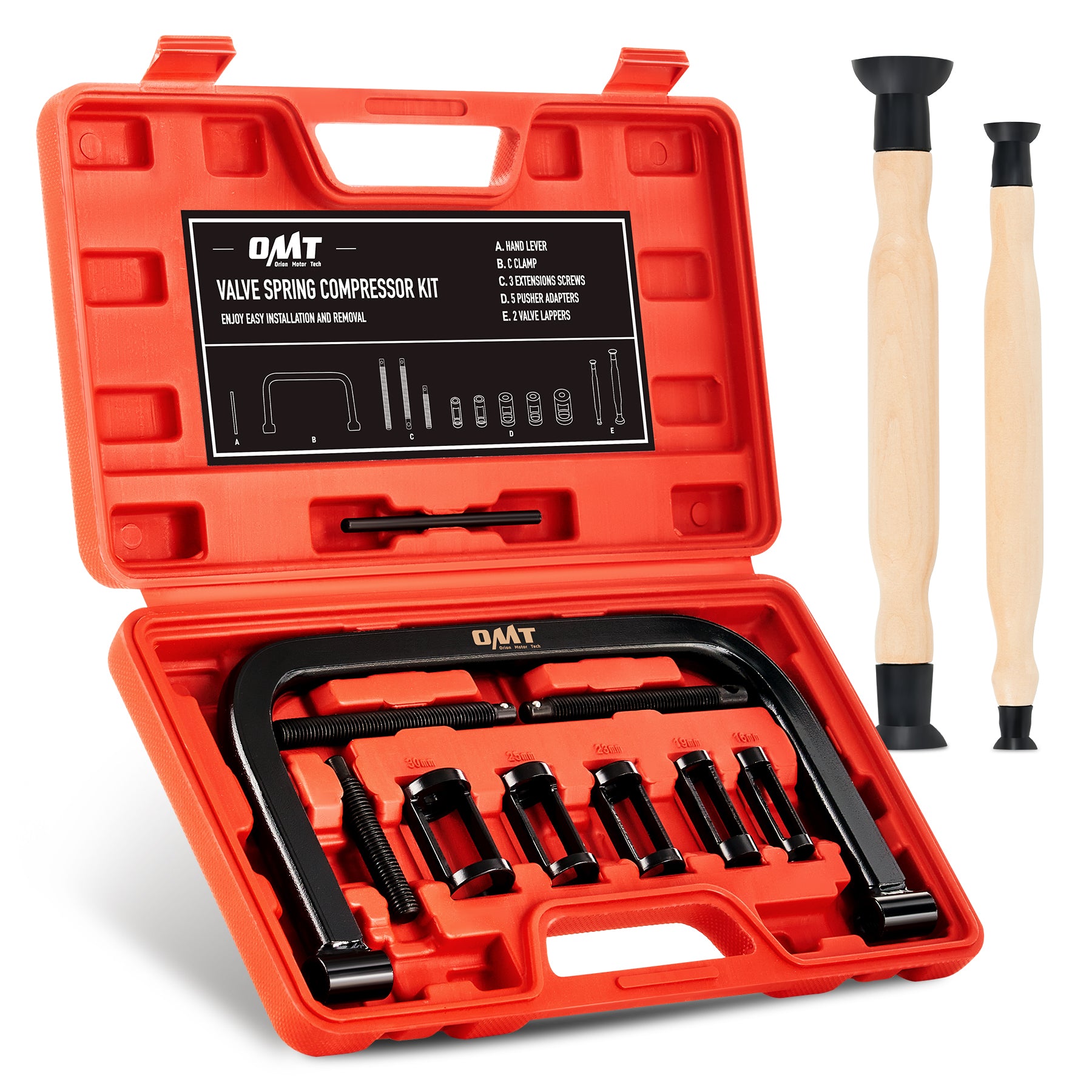 Spring Compressor Tool,C Clamp Valve Spring Compressor Tool Set ...