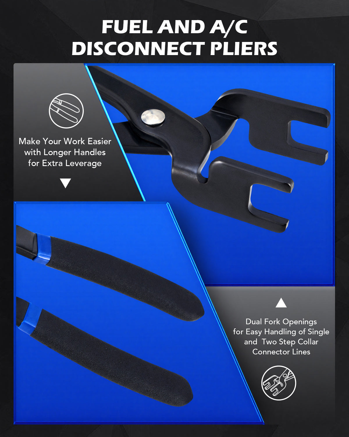 Fuel Line Disconnect Tool,22pcs Cooler Line Quick Disconnect Tool Kit ...