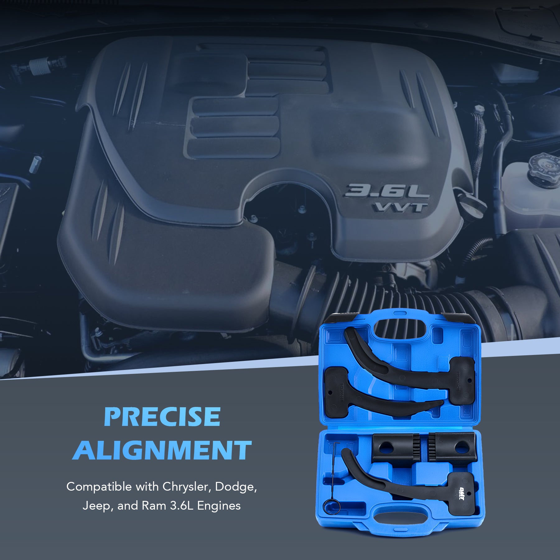 3.6 Pentastar Timing Tool Kit, Camshaft Holding Tools OMT