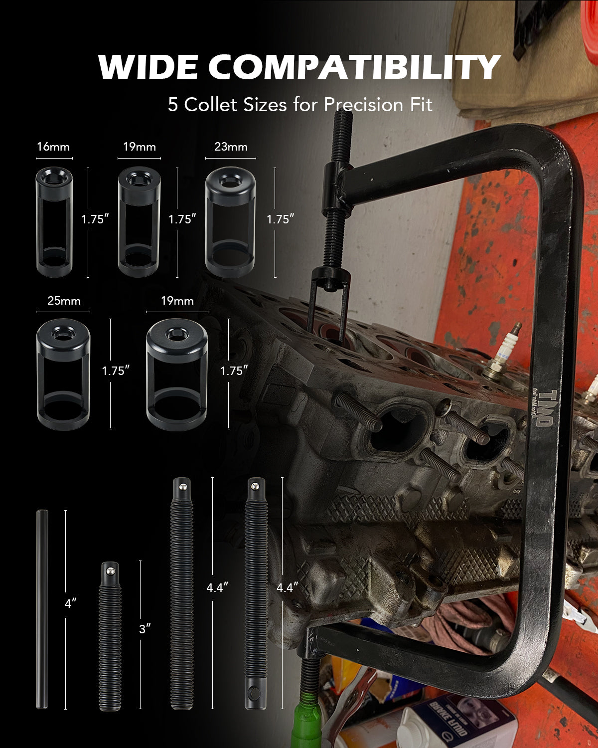 Valve Spring Compressor Clamp Spring Compressor Tool,C Clamp Valve Spring Compressor Tool Set ...