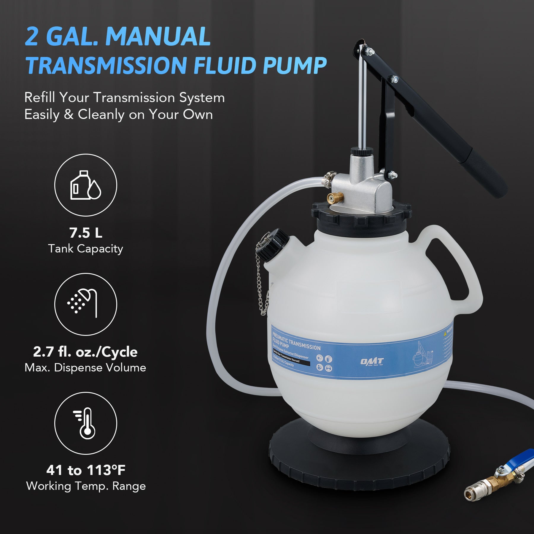 7.5L Transmission Fluid Transfer Pump