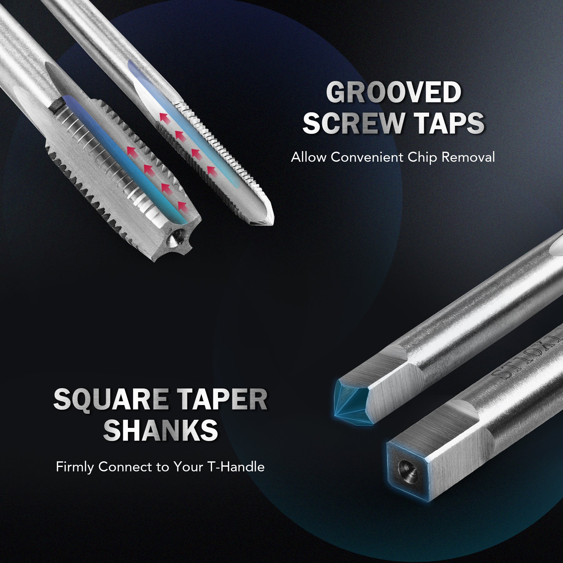 48 Piece Universal Rethreading Kit Thread Restorer Tool Set - OMT ...