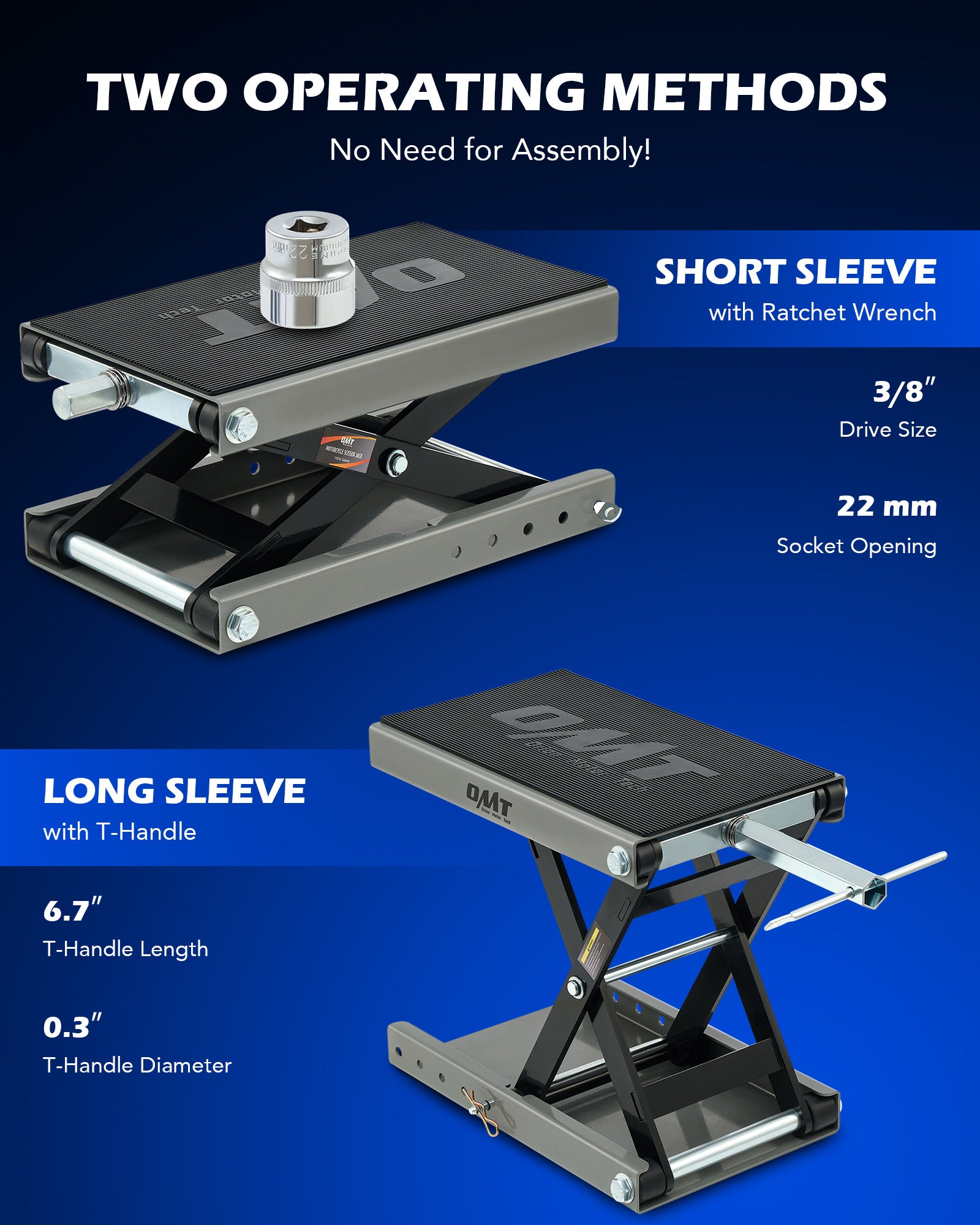 OJK　161cm OMIX Full Steel Door Handle for 97-06 Jeep Wrangler TJ and