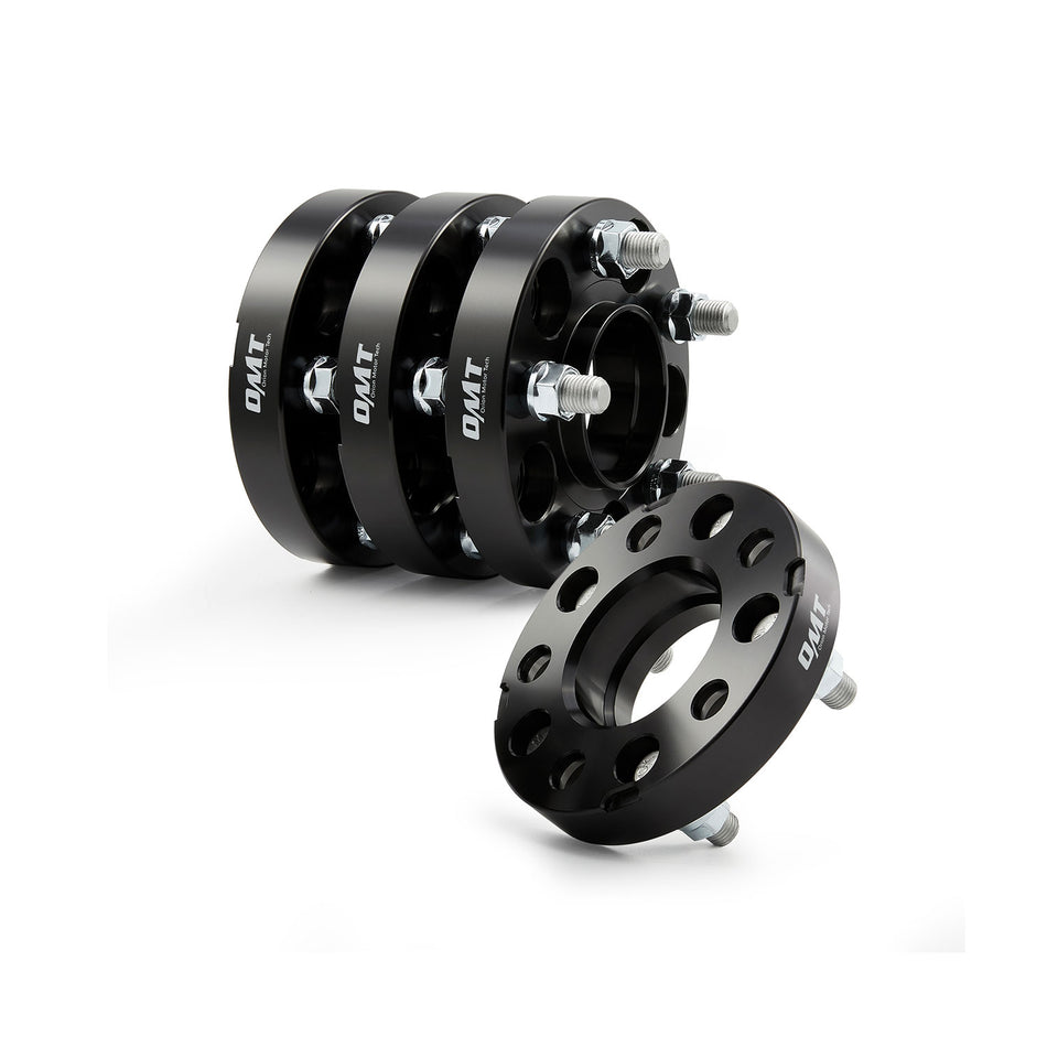 4pcs 5x114.3 Wheel Spacers, 5x4.5 1 inch Hub-Centric Wheel Adapters with M14x1.5 Studs