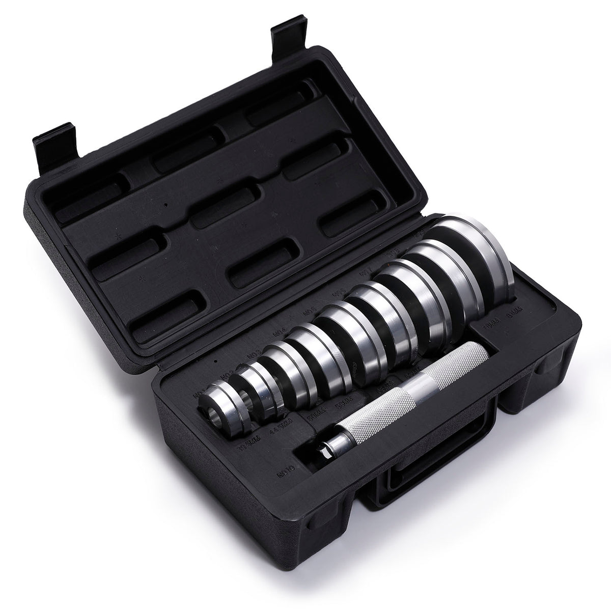 Bearing Race and Seal Bushing Driver Install Set, Black Case - OMT ...