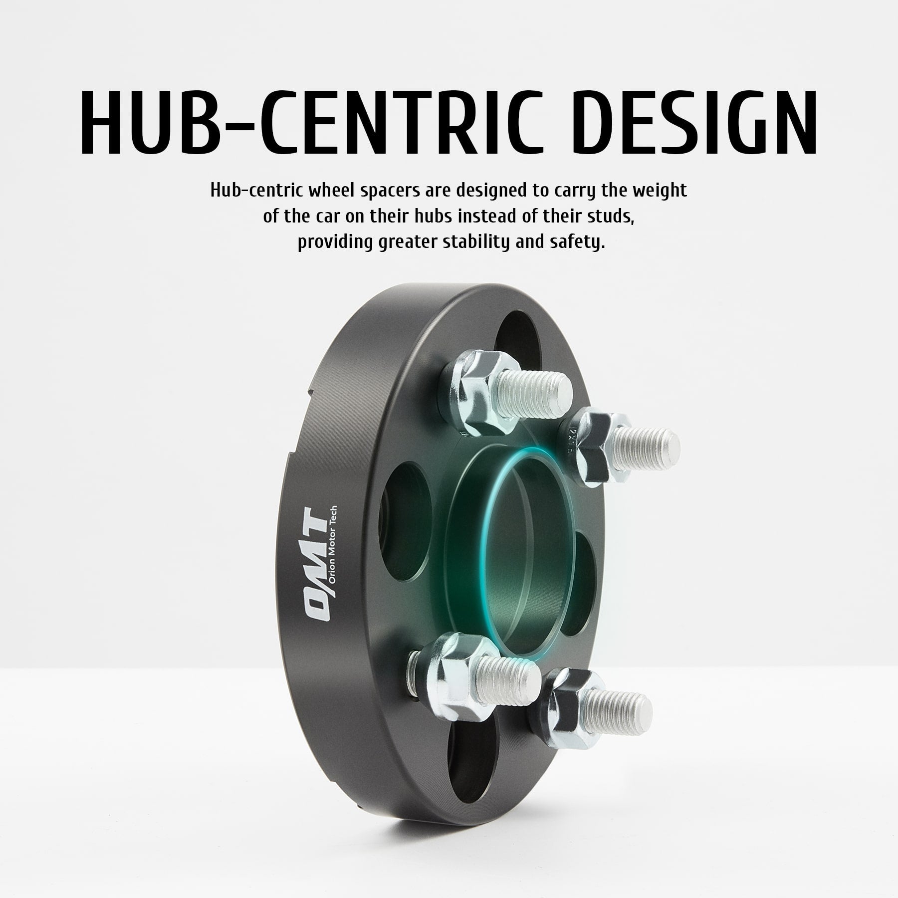 1 inch Hub-Centric Design Wheel Adapters with Studs