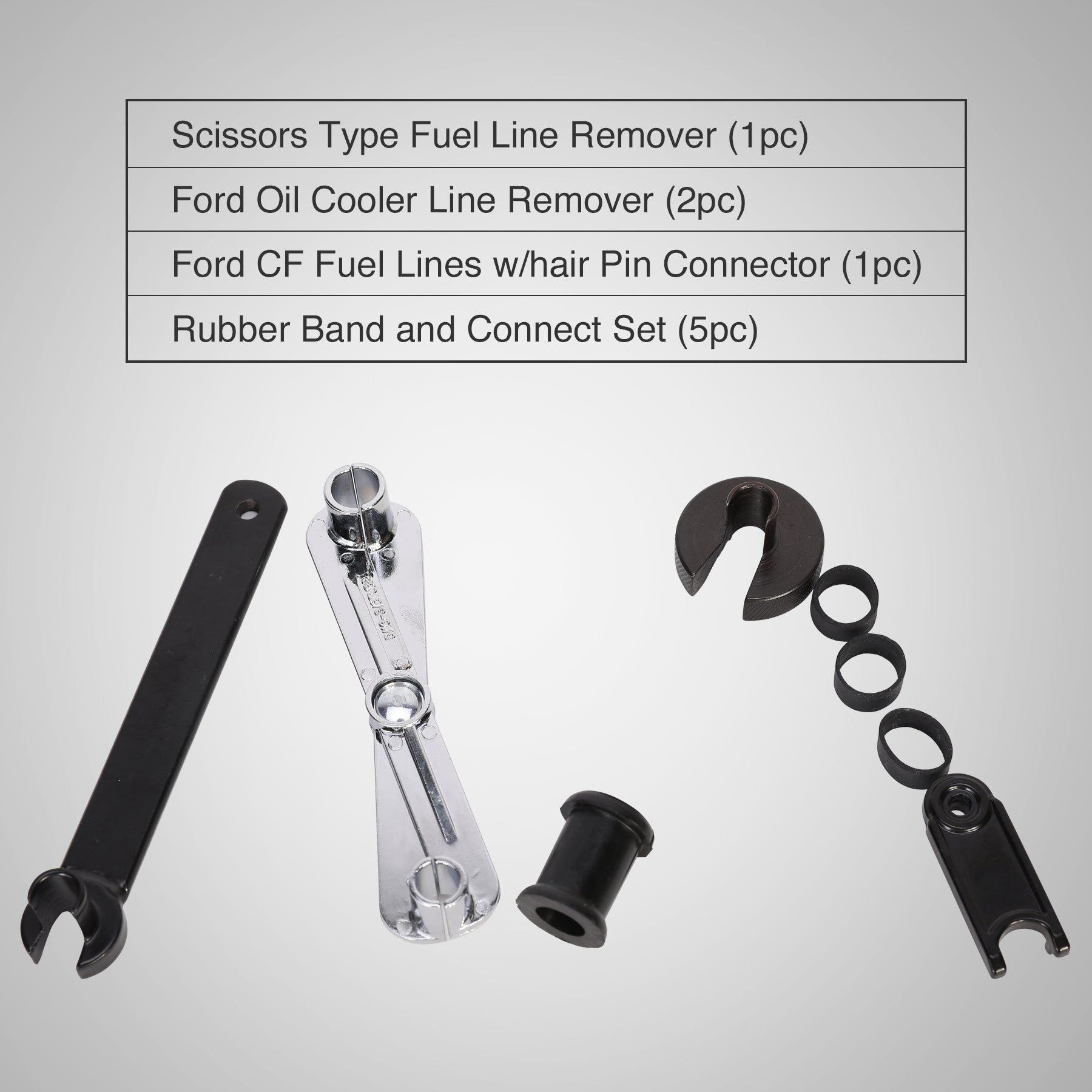 Quick Disconnect Tool Kit for Automotive AC Fuel Line