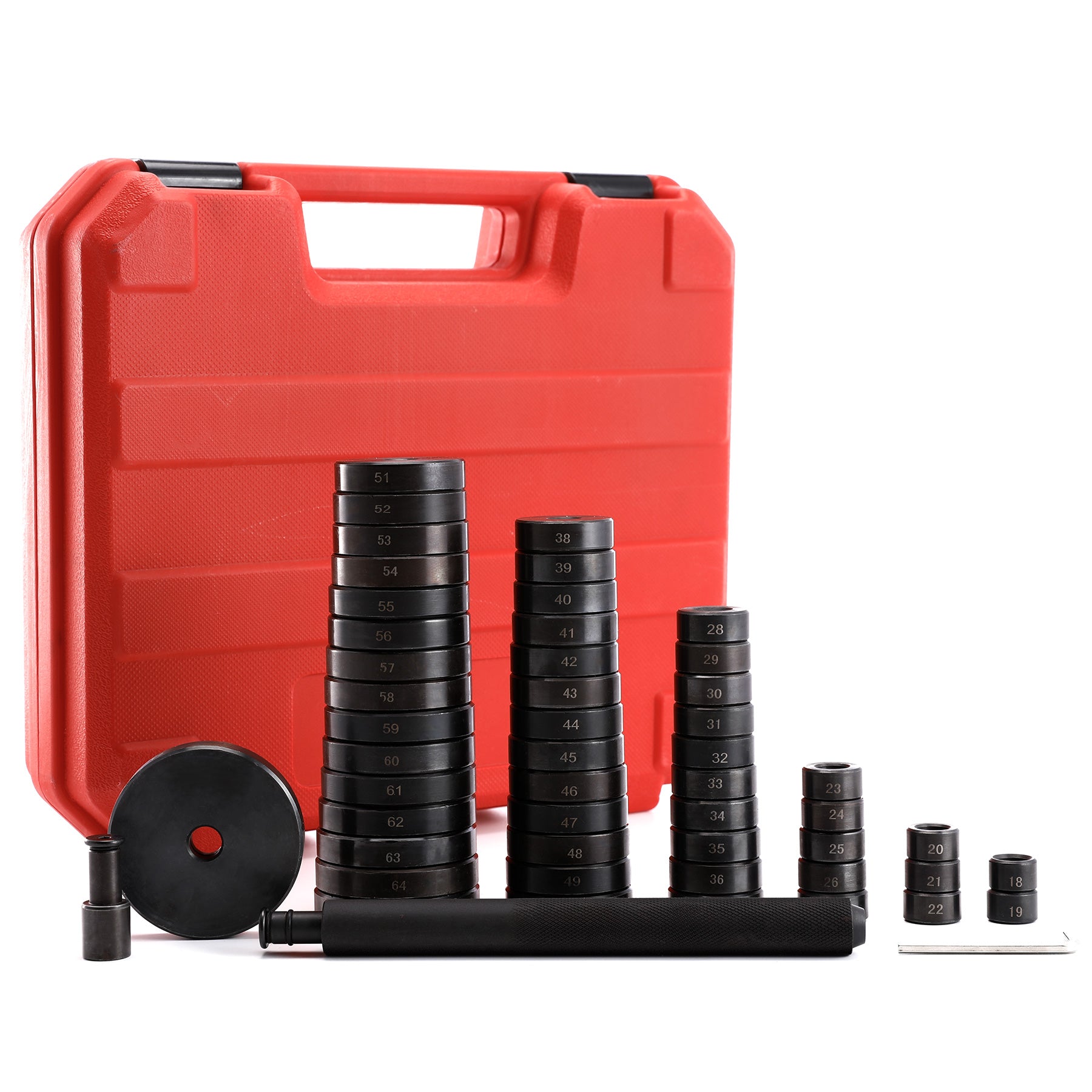 Custom Bushing Driver Set, 52pcs Bearing Race and Seal Tool Kit ...