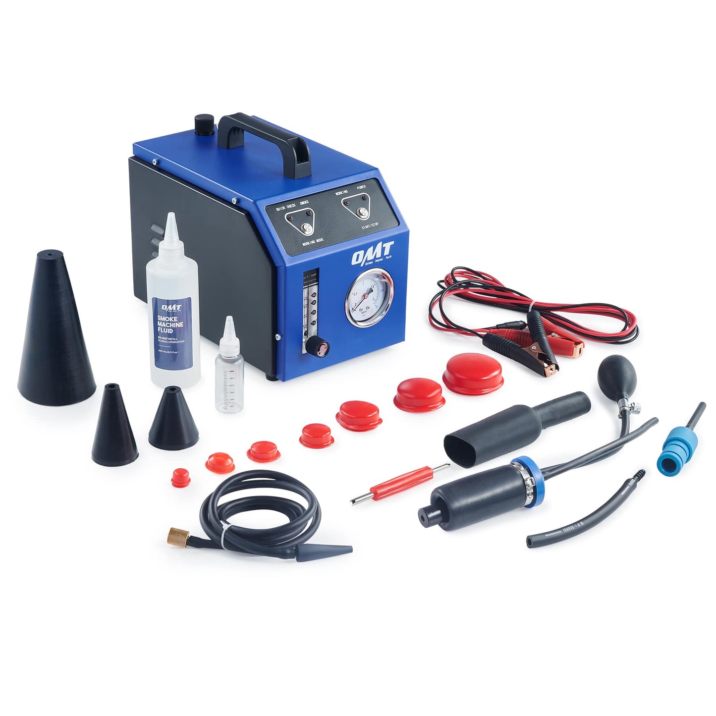 Smoke Machine for Cars with Pressure Gauge,0.35cfm - Orion Motor Tech ...
