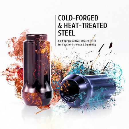 Cold Forged & Heat Treated Steel Lug Nuts