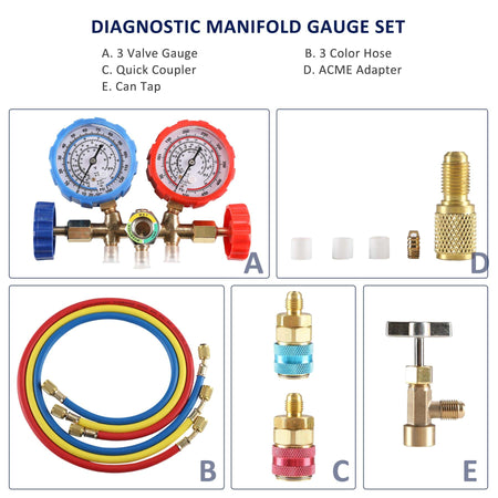 Diagnostic Manifold Gauge Set