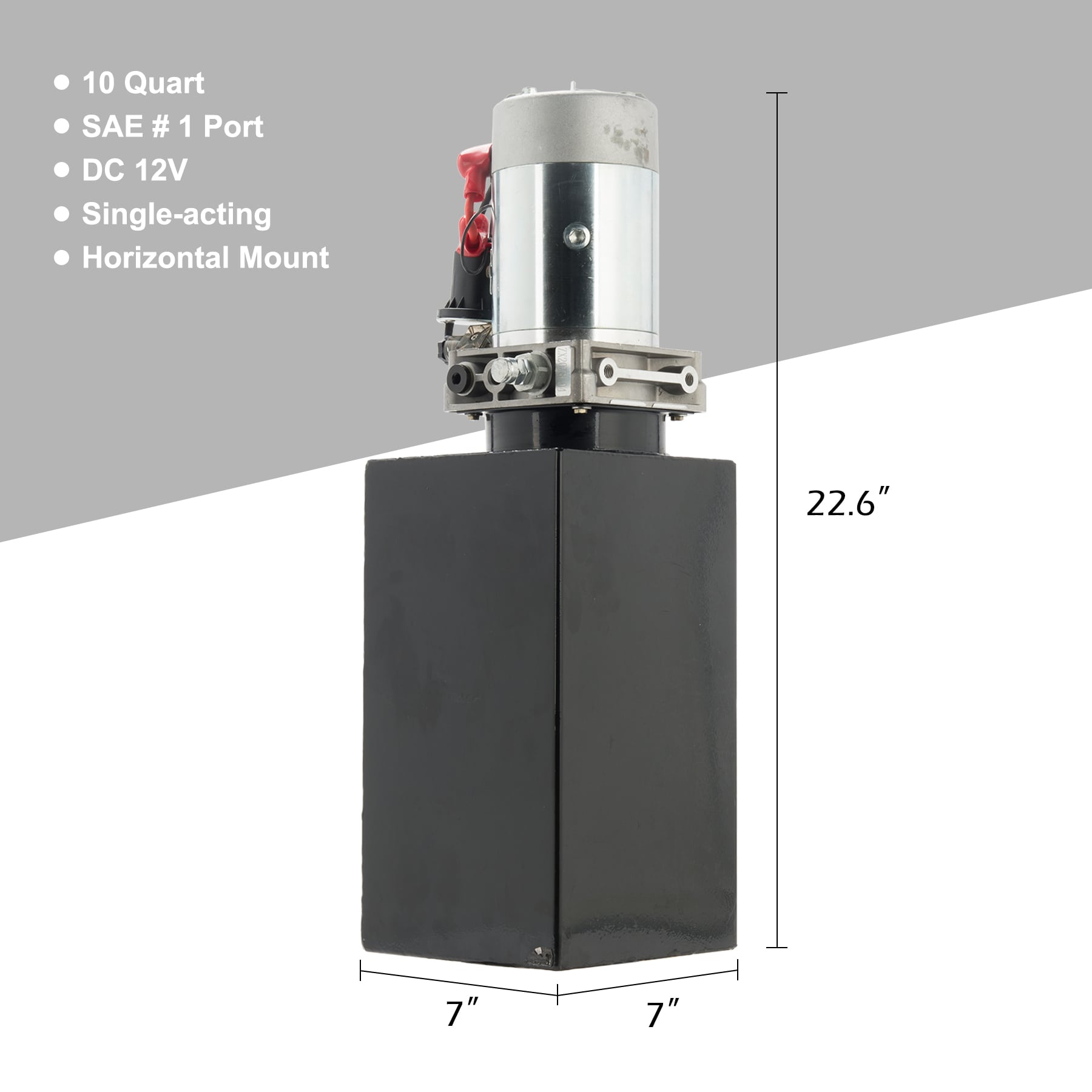 Single Acting Hydraulic Pump for Dump Trailers 