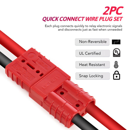 Quick Electrical Connector Wire Plug Set