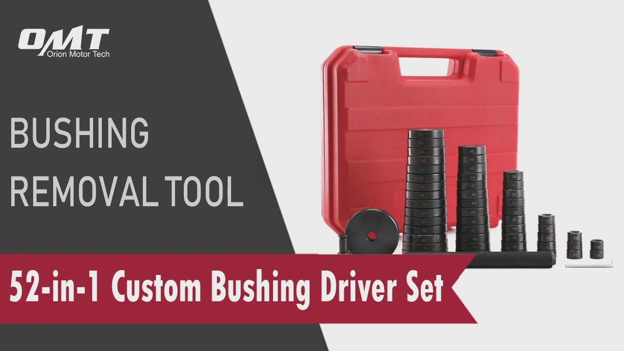 Custom Bushing Driver Set, 52pcs Bearing Race and Seal Tool Kit