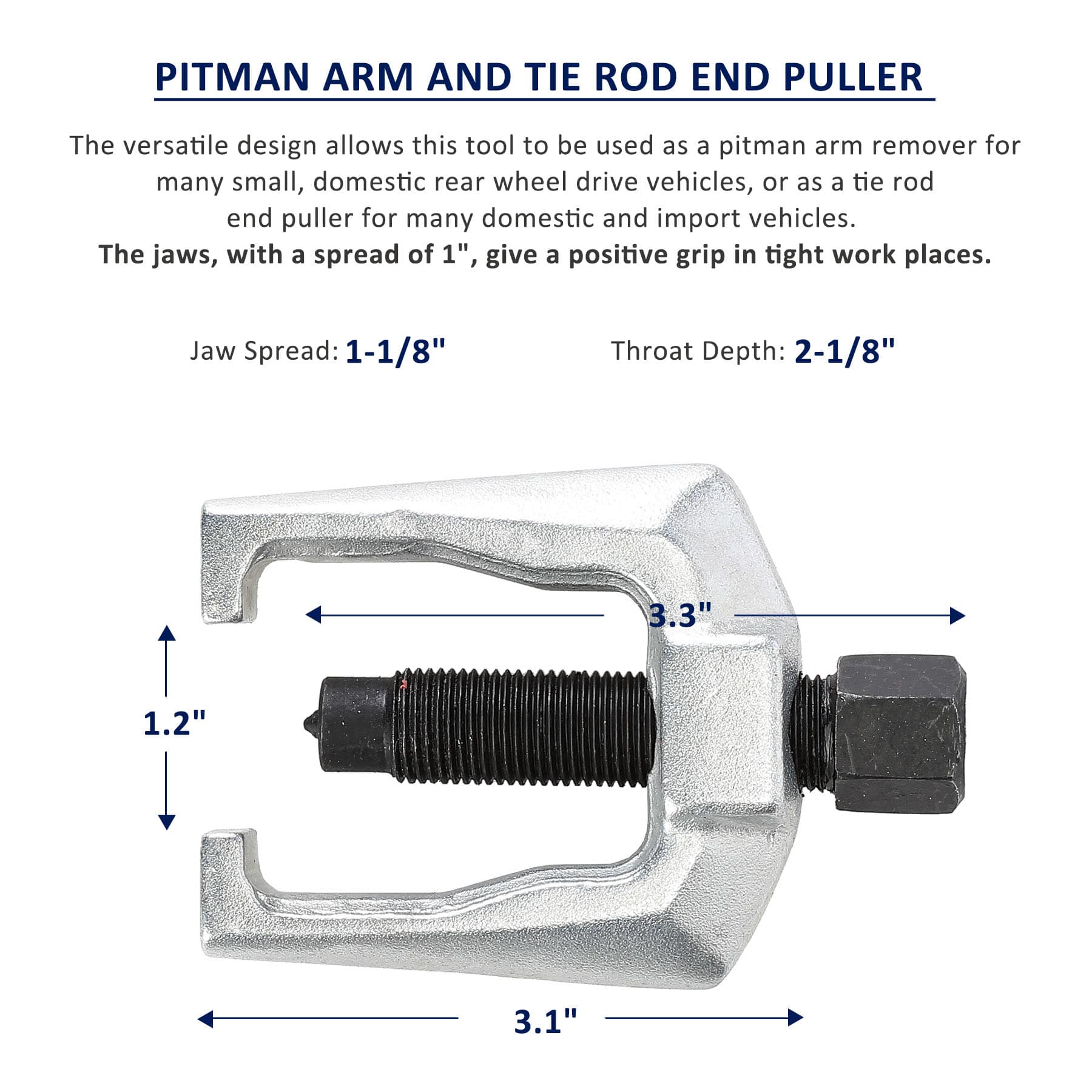 Ball Joint Separator,Front End Service Kit for Pitman Arm Puller