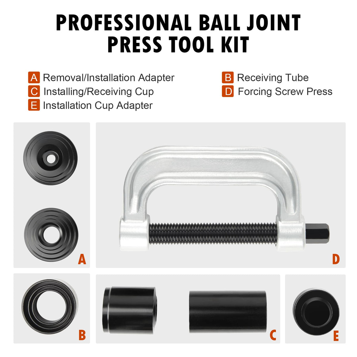 professional ball joint press tool kit